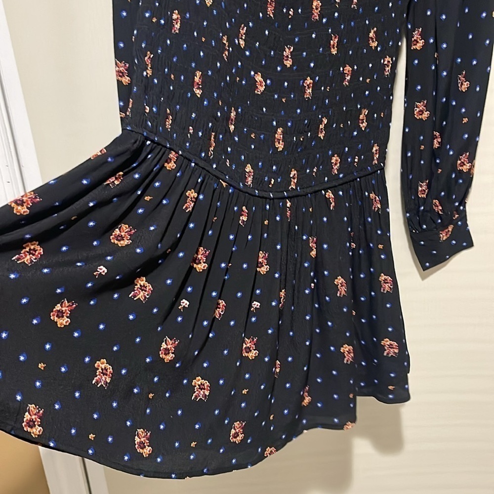 Free People Square Neck Mini Dress Size SP - Picture 15 of 17